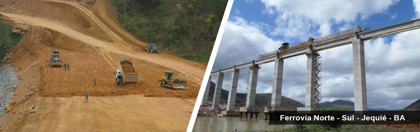 Ferrovia Norte - Sul - Jequié - BA Batimetria Sorocaba Georeferenciamento sorocaba