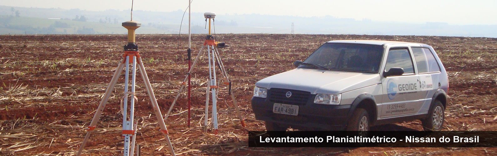 Levantamento Planialtimétrico - Nissam do Brasil Batimetria Sorocaba Georeferenciamento sorocaba